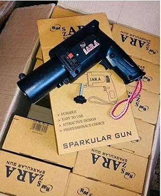 Raga Plus Cold Pyro Party Hand Held Toy for Parties Functions Diwali Gun(Black)