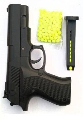 Plastic Air Sports Mauser Toy with Count 6mm BB Bullets for Kids Guns & Darts(Black)