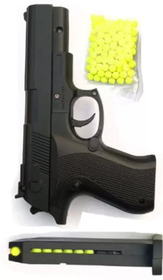 LEGACIES Mouser Gun 729 Pistol & Darts Gun Toy for Kids Guns & Darts(Black)