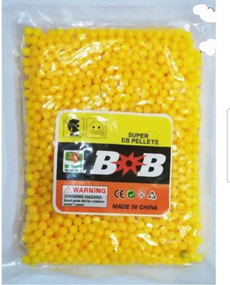 PLASTIC B B BULLETS FOR TOY GUN & AIR GUN FOR KIDS 500 PCS BULLETS Darts & Plastic Bullets(Yellow)
