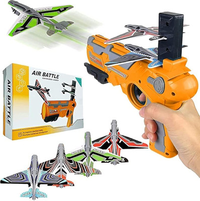 BVM Pistol Shooting Game Toy Gun Air Battle Glider Airplane Launcher Toy Guns & Darts(Multicolor)