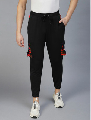 RIGO Solid Men Black Track Pants
