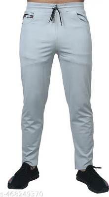 MAANU Solid Men Grey Track Pants