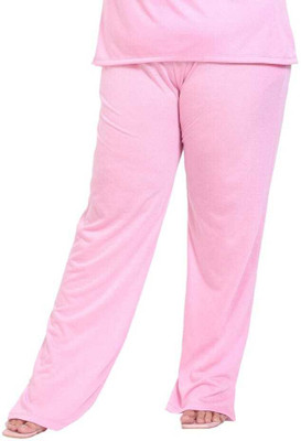 CANIDAE Solid Women Pink Track Pants