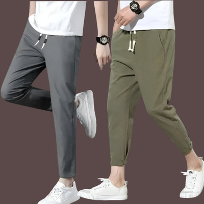 SHOTEK Solid Men Multicolor Track Pants