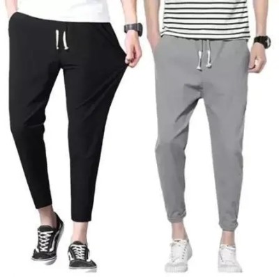 Solid Men Multicolor Track Pants