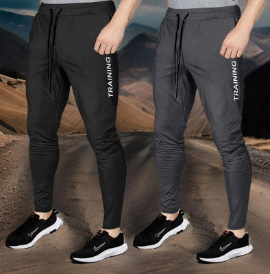 AVOLT Men Black Track Pants