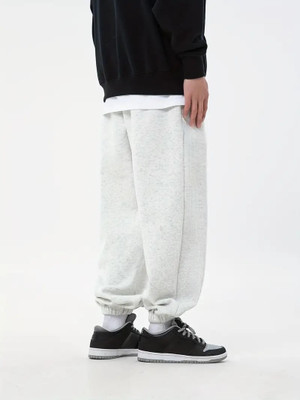 Dockstreet Loose Fit Men Grey Trousers