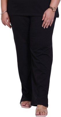 CANIDAE Solid Women Black Track Pants