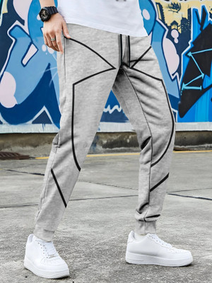 ORIGINAL CREATOR Printed Men Grey Track Pants