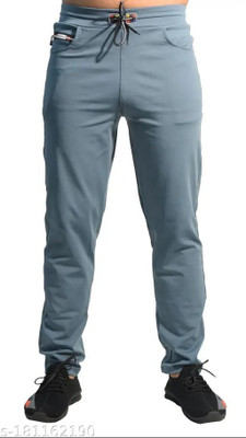 MAANU Solid Men Grey Track Pants