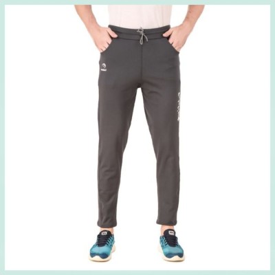 FABSTIEVE Solid, Striped Men Grey Track Pants