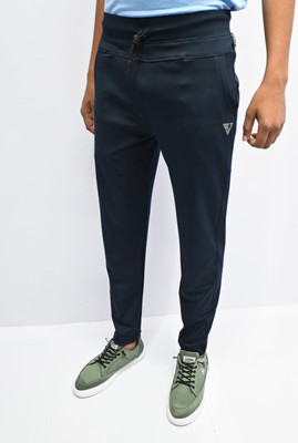 RV ROYAL Solid Men Blue Track Pants