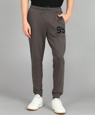 Alan Jones Solid Men Grey Track Pants
