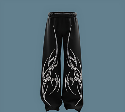 Whizzer Printed Men Black Track Pants