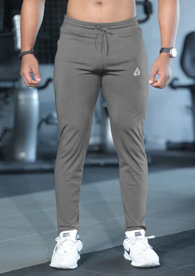 FTX Solid Men Grey Track Pants