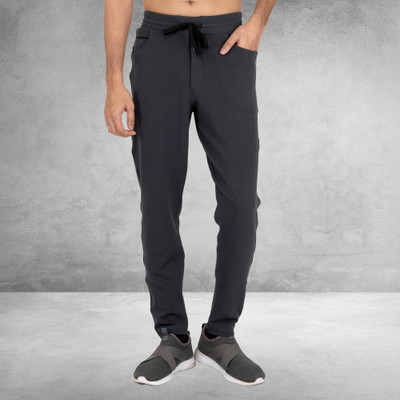 DIHOX Solid Men Grey Track Pants