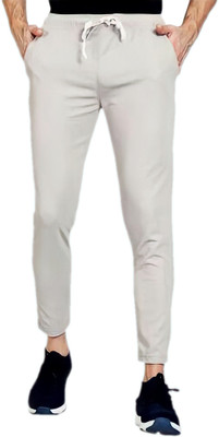 AMFABRICS Solid Men Grey Track Pants
