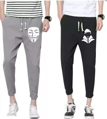 bfb Printed Men Multicolor Track Pants