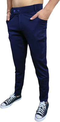 AS SPORTS Solid Men Blue Track Pants