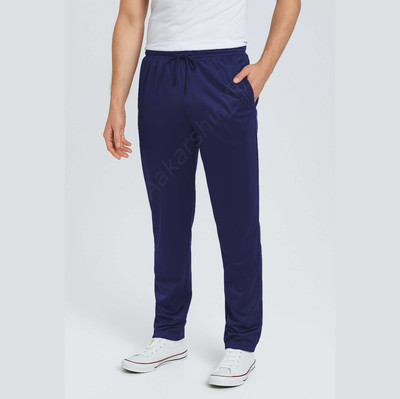 Aakarshini Solid Men Dark Blue Track Pants