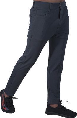 BWD Solid Men Grey Track Pants