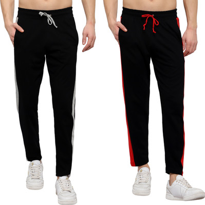 DIAZ Solid Men Multicolor Track Pants