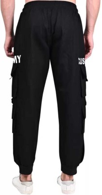 ERENCHINO Regular Fit Men Black Trousers