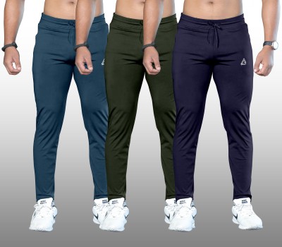 FTX Pack Of 3 Men Solid Multicolor Track Pants For Rs. 459 @ 75 %