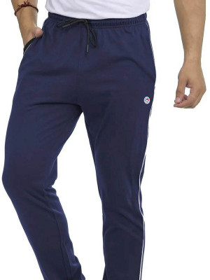 Smile IN LIFE Solid Men Dark Blue Track Pants