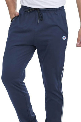 Smile IN LIFE Solid Men Blue Track Pants
