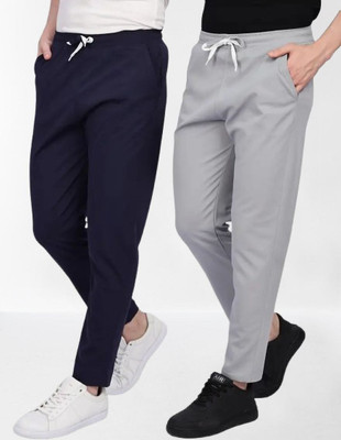 EnStore Solid, Printed Men Multicolor Track Pants