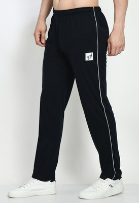 ShopMore Solid Men Blue Track Pants