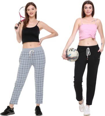 Keshavi Checkered Women Multicolor Track Pants