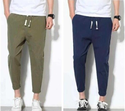 kabiran Solid Men Blue, Green Track Pants