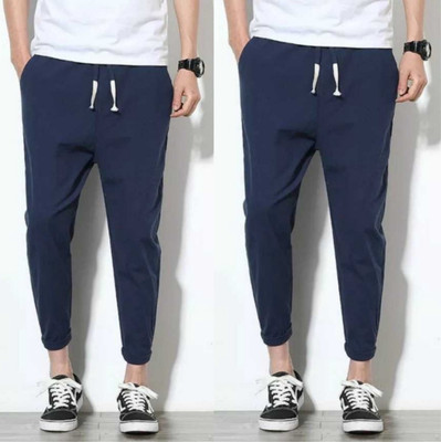Men Blue Track Pants