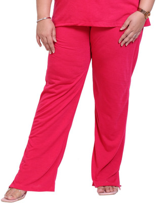 CANIDAE Solid Women Pink Track Pants