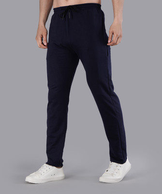 GARTEEN Solid Men Blue Track Pants