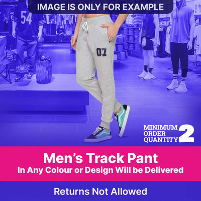 Solid Men Multicolor Track Pants