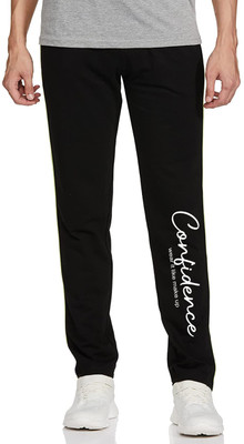 diamond art collection Printed Men Black, White Track Pants