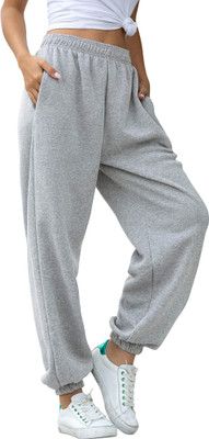 Dockstreet Loose Fit Women Grey Trousers