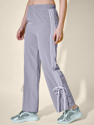 METRONAUT Solid Women Grey Track Pants