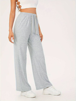 Dockstreet Loose Fit Women Grey Trousers