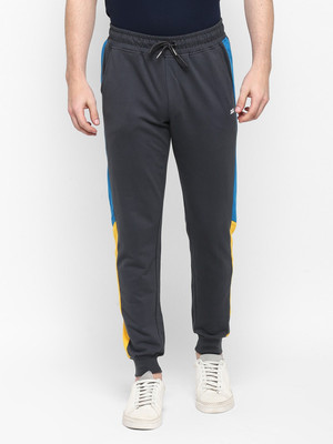 Alan Jones Colorblock Men Grey Track Pants