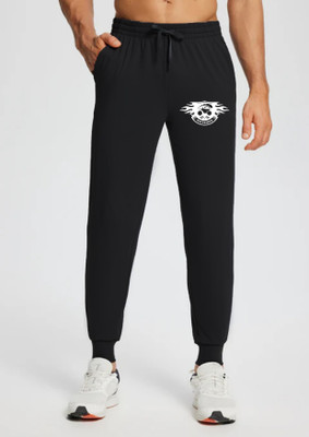 HS APPARELZ Solid Men Black Track Pants