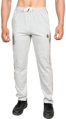 STANDLY Solid Men White Track Pants