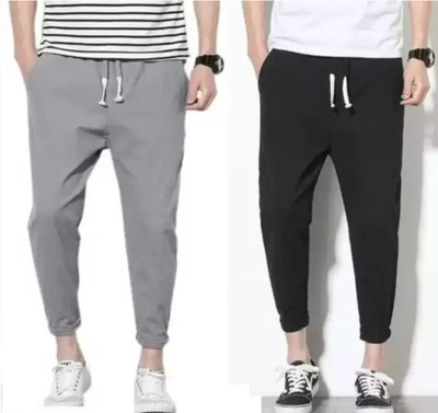 Jaishreekedar Solid Men Black, Green Track Pants