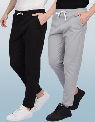 EnStore Solid, Printed Men Multicolor Track Pants