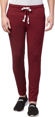 Quickcollection Regular Fit Men Maroon Trousers