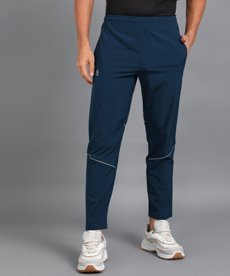 Moda Rapido Solid Men Blue Track Pants